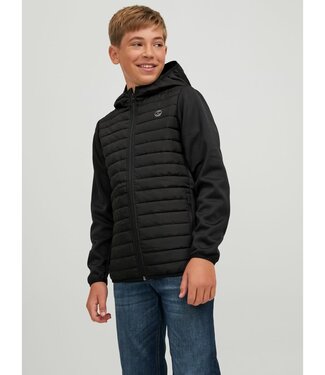 JACK & JONES KIDS Jas EMUL JACKET Jack & Jones Kids BLACK SET-IN SLEEVES