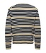 ONLY & SONS Pull  OBY STRIPE KNIT Only & Sons WHITE PEPPER