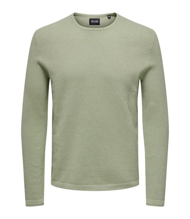 ONLY & SONS Pull PANTER RONDE HALS  Only & Sons  SEAGRASS