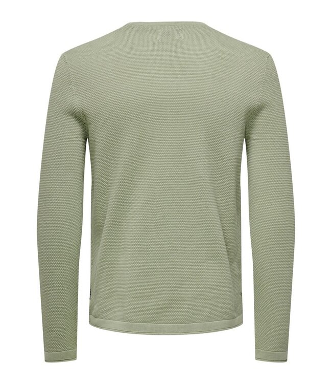 ONLY & SONS Pull PANTER RONDE HALS  Only & Sons  SEAGRASS