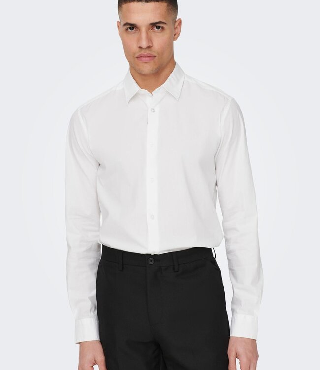 ONLY & SONS Hemd ANDY SLIM Only & Sons (NOOS) WHITE