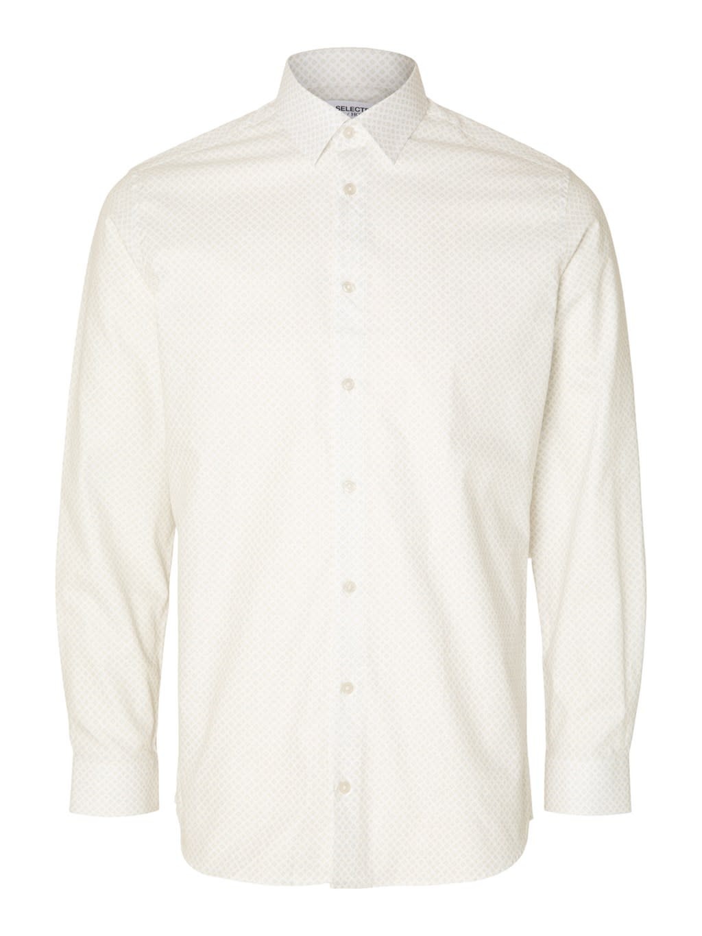 - Homme Hemd Selected WHITE Infinity BRIGHT ETHAN Fashion SLIMOSHO