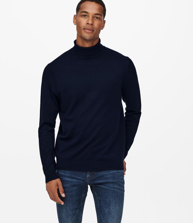 ONLY & SONS Pull SWYLER ROLL NECK  Only & Sons (NOOS) DARK NAVY