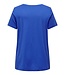 CARMAKOMA T-shirt V-NECK BONNIE Carmakoma DAZZLING BLUE