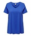 CARMAKOMA T-shirt V-NECK BONNIE Carmakoma DAZZLING BLUE