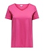 CARMAKOMA T-shirt V-NECK BONNIE Carmakoma FLAME SCARLET