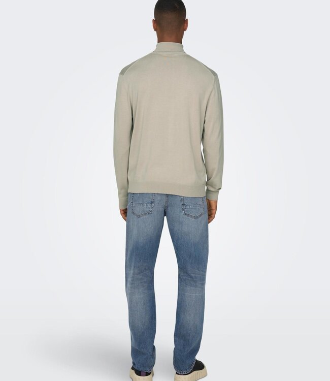 ONLY & SONS Pull SWYLER ROLL NECK  Only & Sons (NOOS) SILVER LINING