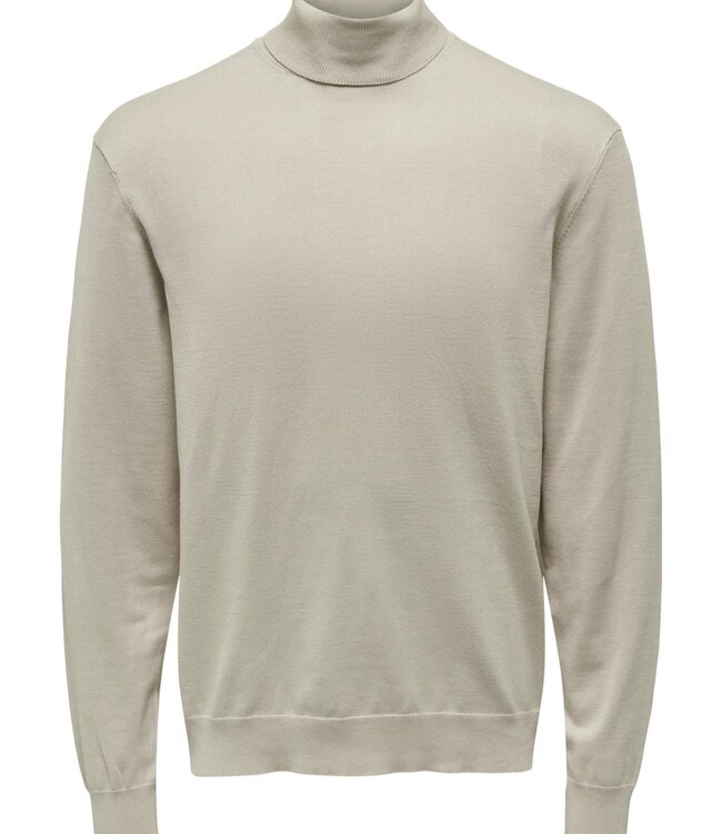 ONLY & SONS Pull SWYLER ROLL NECK  Only & Sons (NOOS) SILVER LINING