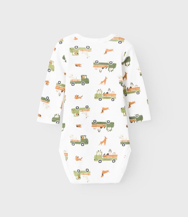 NAME-IT Body OLIVINE DOG 2 STUKS NAME-IT BABY WHITE  (NOOS) Boys