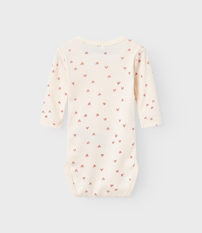 NAME-IT Body HEARTS 2 STUKS NAME-IT BABY BUTERCREAM  (NOOS) Girls