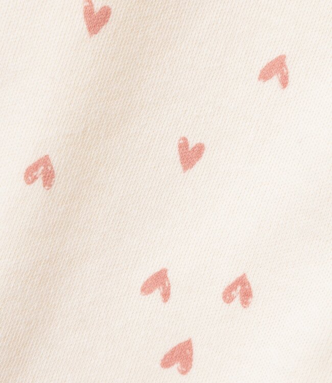 NAME-IT Pyama HEARTS NAME-IT BABY BUTERCREAM  (NOOS) Girls