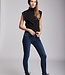 TOXIK3 Broek Toxik3 Skinny Hoge Tai DARK BLUE