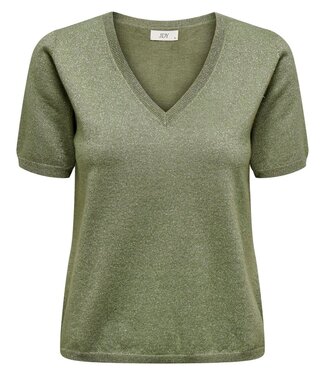 JDY T-shirt BEAUTY Jdy GLITTER DEEP LICHEN GREEN