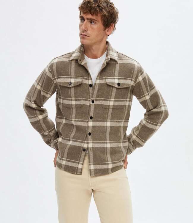 SELECTED HOMME Hemd LOOSEMASON Selected Homme  SAND CHECKS