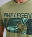 PME LEGEND T-Shirt PME LEGEND R-Neck Jersey Print SAGE