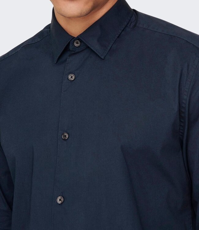 ONLY & SONS Hemd ANDY SLIM Only & Sons (NOOS) DARK NAVY