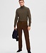 SELECTED HOMME Broek STRAIGHT-MILES Selected Homme (NOOS) DARK EARTH