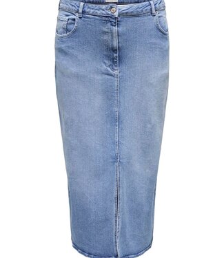 ONLY CARMAKOMA Rok Jeans AYOE Carmakoma LIGHT MEDIUM BLUE DENIM