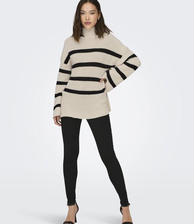 ONLY Pull BELLA HIGHNECK Only PUMICE STONE