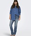 ONLY CARMAKOMA Broek Jeans STRAIGHT DENIM Carmakoma MEDIUM BLUE