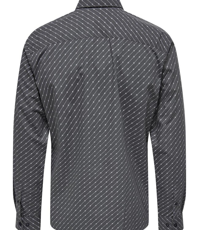 ONLY & SONS Hemd SKY Only & Sons GREY PINSTRIPE