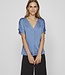 VILA Blouse ELLETTE V-NECK Vila CORONET BLUE