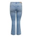 CARMAKOMA Broek Jeans SALLY FLARED Carmakoma LIGHT MEDIUM BLUE DENIM