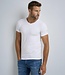 PME LEGEND T shirt 2 Pack V-Hals PME LEGEND WHITE
