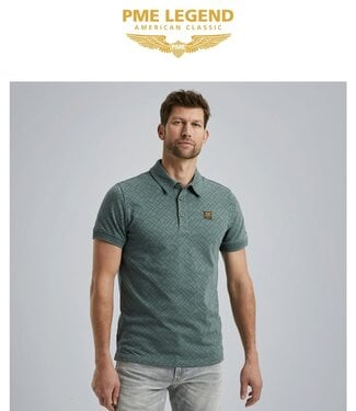 PME LEGEND Polo JACQUARD JERSEY PME Legend NORTH ATLANTIC