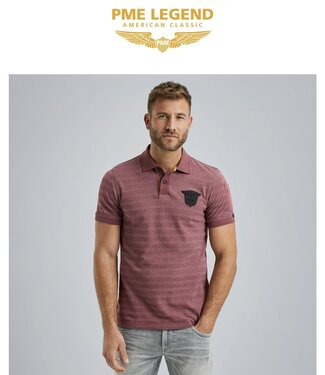 PME LEGEND Polo JACQUARD PIQUE PME Legend NOCTRUNE