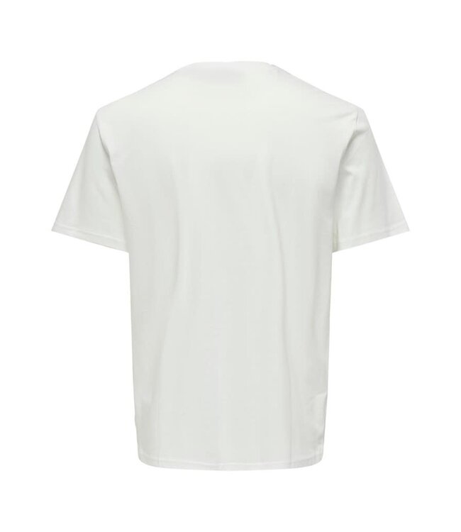 ONLY & SONS T-shirt KOLTON Only & Sons CLOUD DANCER