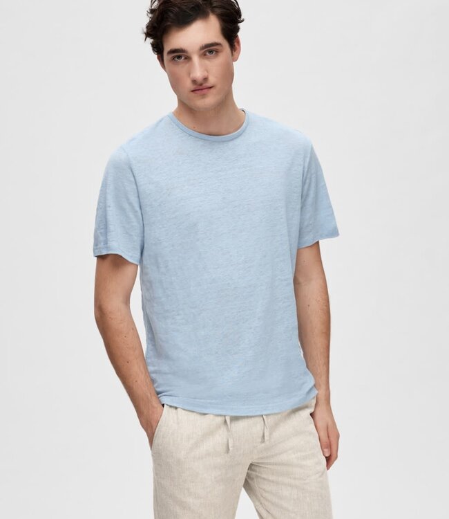 SELECTED HOMME T-shirt BET Selected Homme CASHMERE BLUE