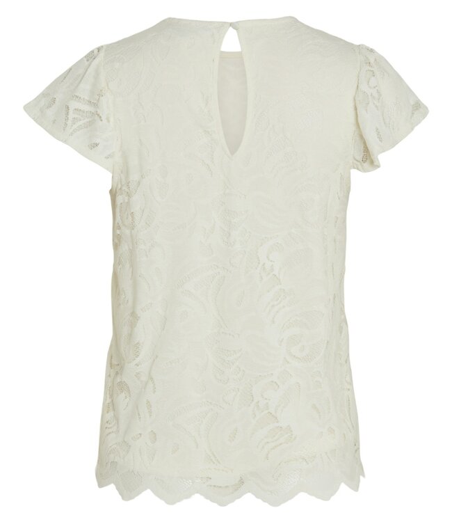 VILA T-shirt STACY Vila EGRET