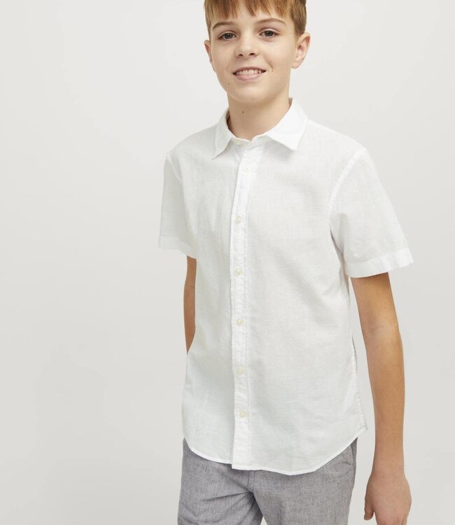 JACK & JONES KIDS Hemd ELINEN Jack & Jones WHITE