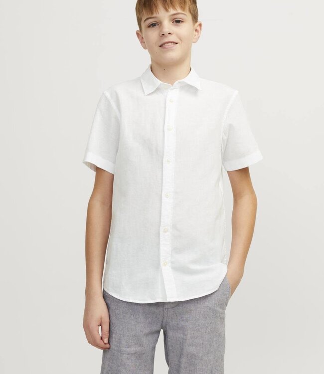 JACK & JONES KIDS Hemd ELINEN Jack & Jones WHITE
