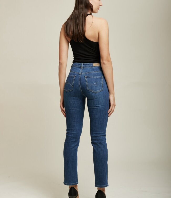 TOXIK3 Broek Jeans Toxik3 Skinny met steentjes H2667-1 MEDIUM DENIM