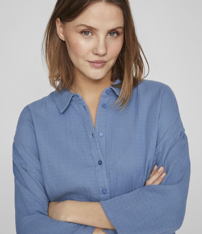 VILA Blouse LANIA Vila CORONET BLUE