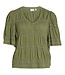 VILA T-shirt LEA Vila OIL GREEN