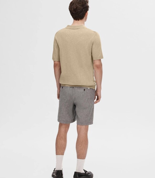 SELECTED HOMME Polo BERG LINEN Selected Homme PURE CASHMERE