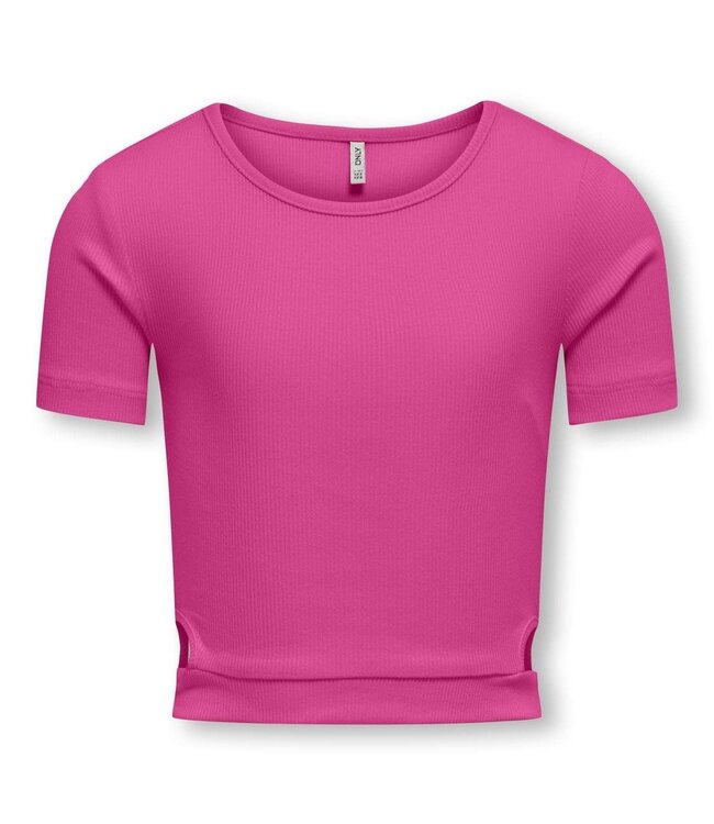 ONLY KIDS MEISJES T-shirt NESSA Only Kids Girls RASPBERRY ROSE SIDE CUT OUT