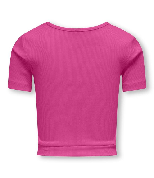 ONLY KIDS MEISJES T-shirt NESSA Only Kids Girls RASPBERRY ROSE SIDE CUT OUT