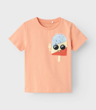 NAME-IT T-shirt HIKKE Name-It-Boys PAPAYA PUNCH