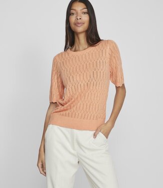 VILA T-shirt MYLIE Vila SHELL CORAL