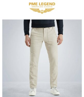 PME LEGEND Broek LINNEN WORKER  PME LEGEND BEIGE