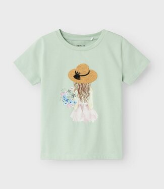 NAME-IT T-shirt HATTIE Name-It-Girls SILT GREEN