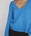 VILA Pull RIL V-NECK  Vila CLOISONNÉ DARK MELANGE