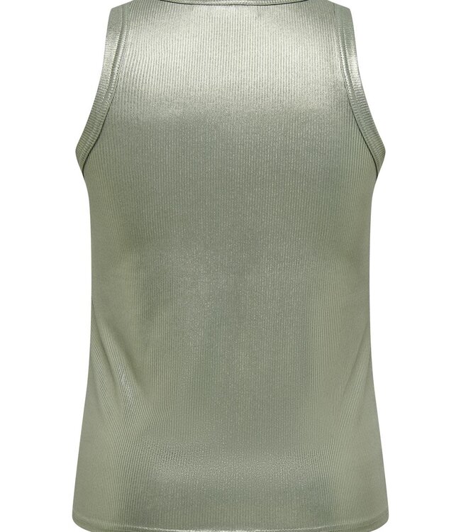 ONLY CARMAKOMA Top SOL GLITTER RIB Carmakoma HEDGE GREEN