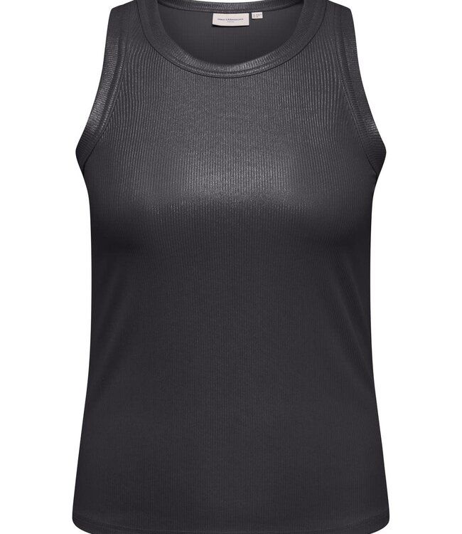 ONLY CARMAKOMA Top SOL GLITTER RIB Carmakoma PHANTOM