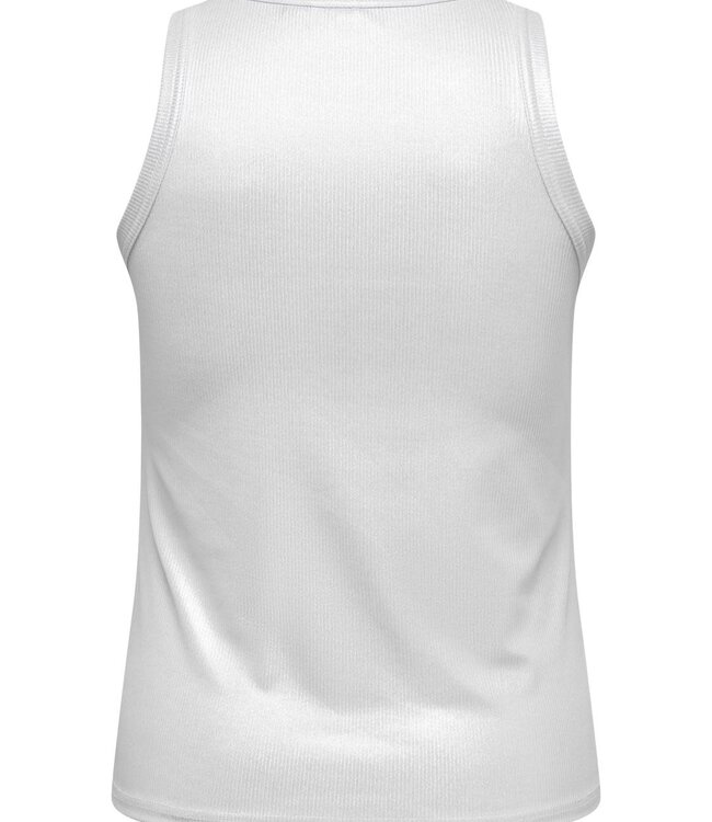 Top SOL GLITTER RIB Carmakoma SILVER