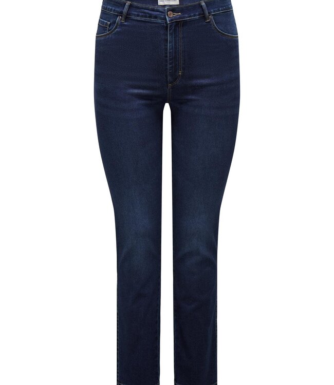 ONLY CARMAKOMA Broek Jeans AUGUSTA  STRAIGHT Carmakoma DARK BLUE DENIM (NOOS)